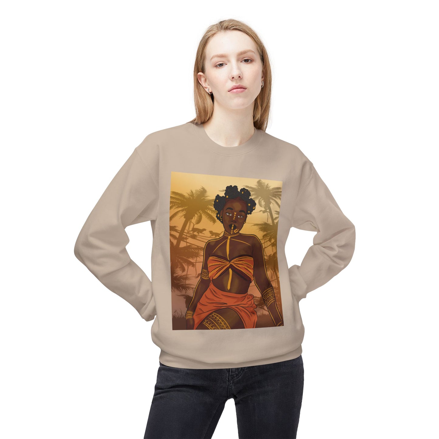 VVS Naturally Royal  Unisex Fleece Crewneck Sweatshirt