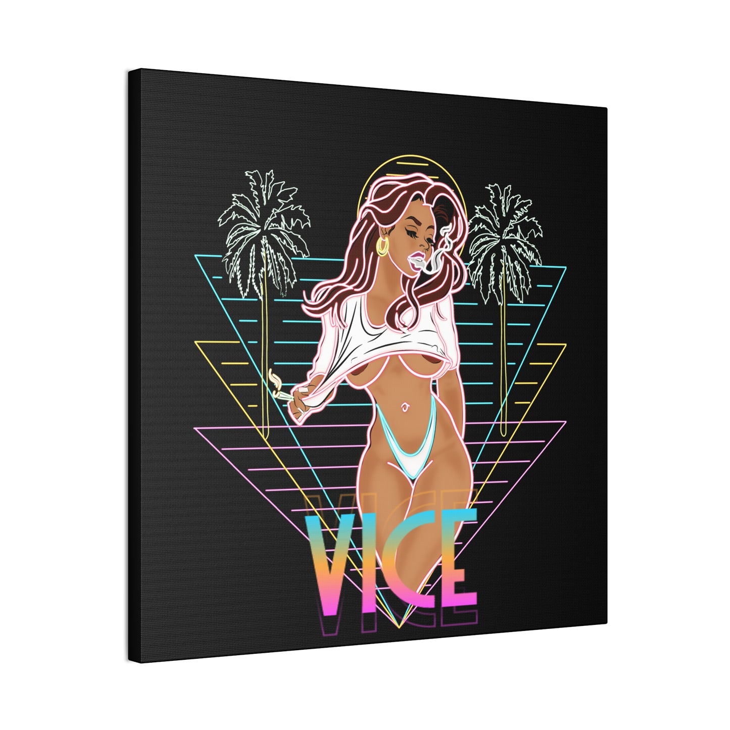 VVS Neon Vice Canvas Print, Stretched, 0.75"