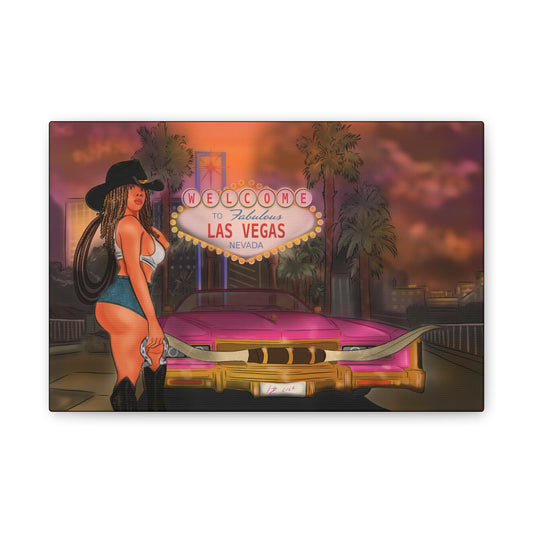 VVS Las Vegas Canvas Stretched, 0.75"