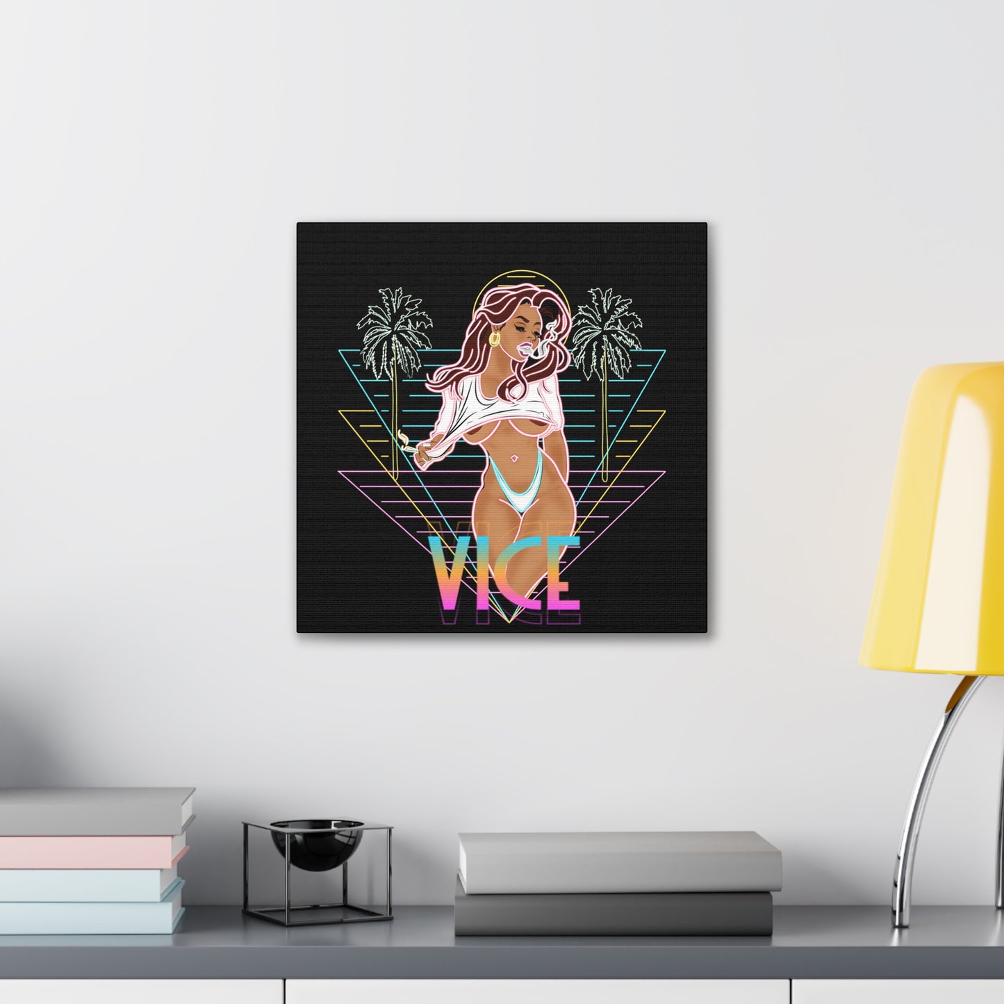 VVS Neon Vice Canvas Print, Stretched, 0.75"