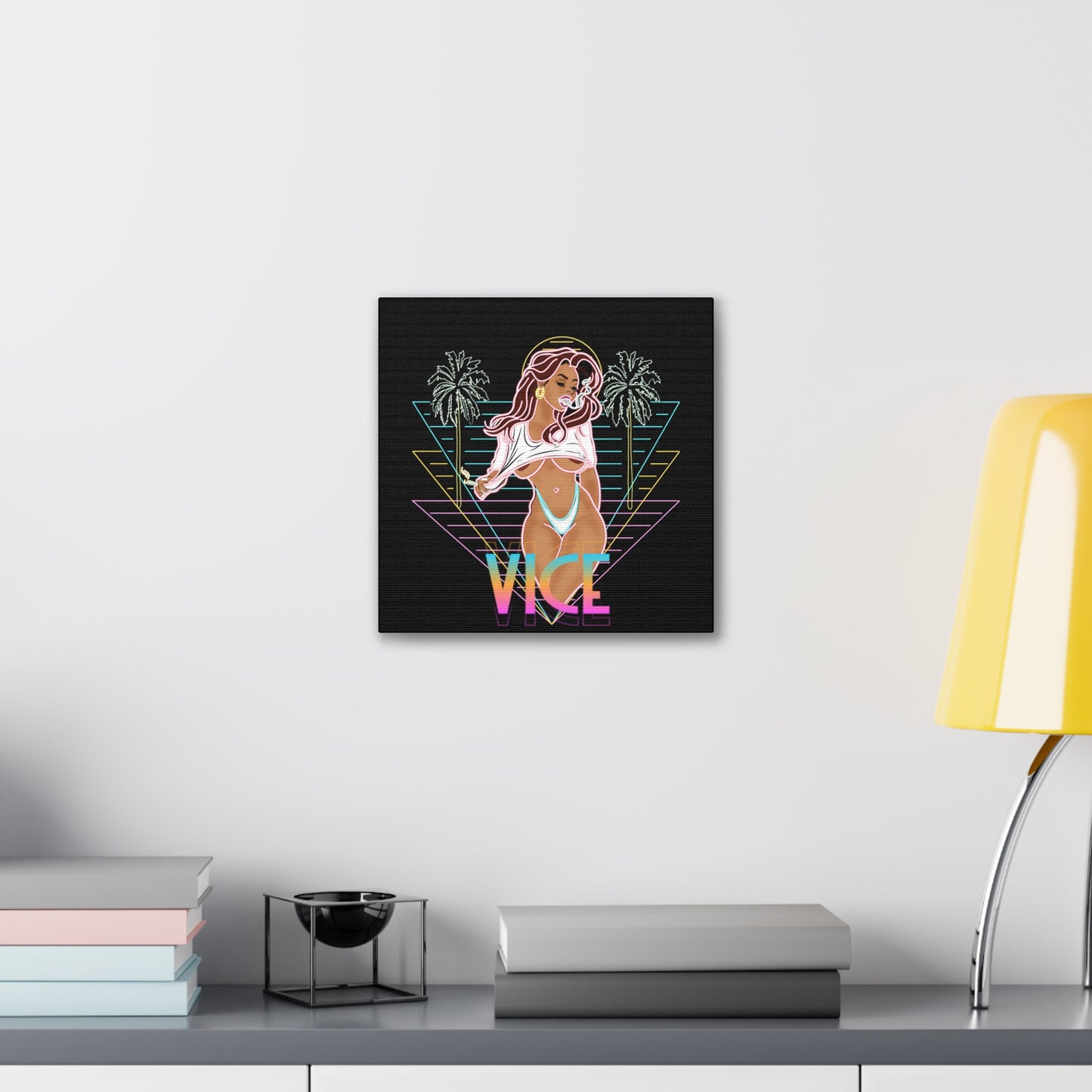 VVS Neon Vice Canvas Print, Stretched, 0.75"